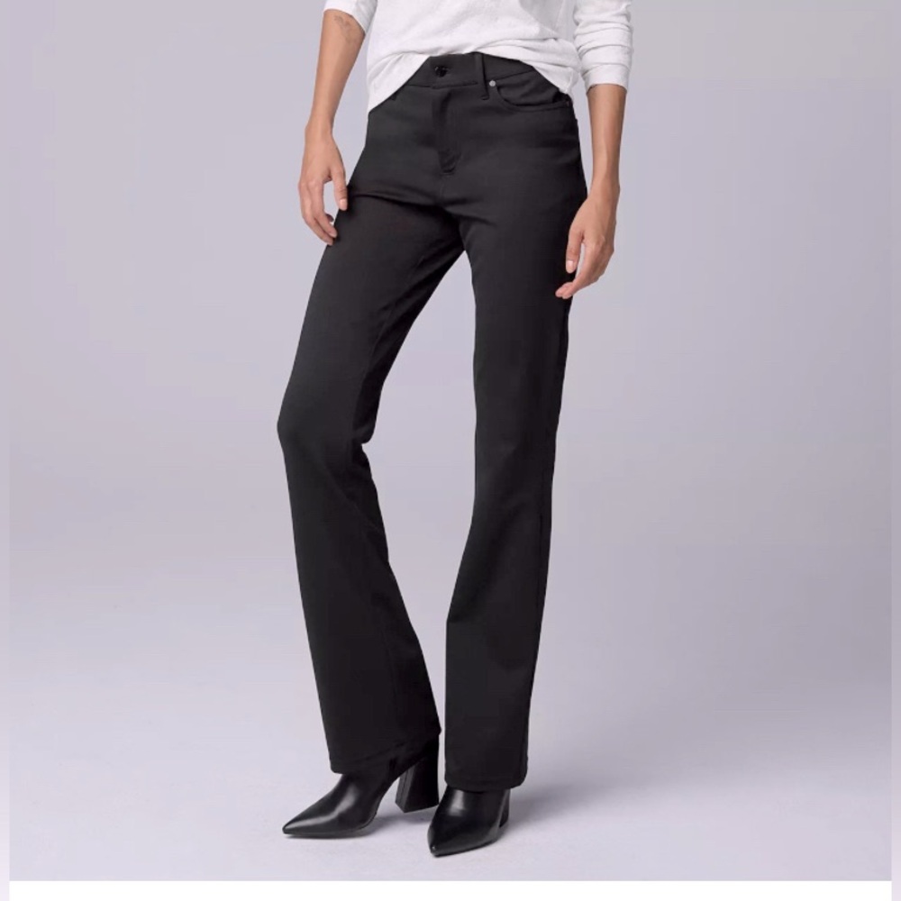 Black boot cut jeans!